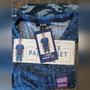 Ande Blue 2-Piece Pajama Set